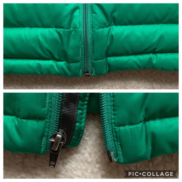 Patagonia down vest Green size 10 Medium M - Picture 5 of 6